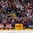 COLOGNE, GERMANY - MAY 6: Latvia's Janis Sprukts #5, Rihards Bukarts #14, Ralfs Freibergs #29 and Uvis Balinskis #26 celebrate at the bench after a third period goal against Denmark during preliminary round action at the 2017 IIHF Ice Hockey World Championship. (Photo by Andre Ringuette/HHOF-IIHF Images)

